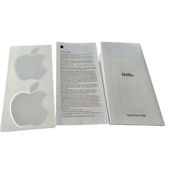 Apple iPhone 5 EMPTY Box Packaging Inserts ONLY NO PHONE White 16GB MD655LL/A - Picture 6 of 6
